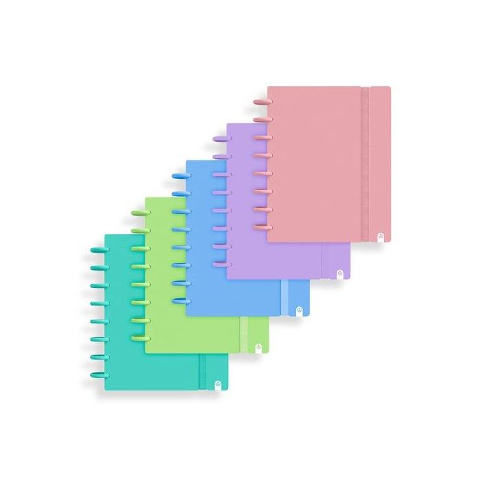 Bloc Miquelrius Emotions Notebook 8 Micro.Tapa Pp A4 160H 90G Cuadric.5X5 Turquesa 5 unidades