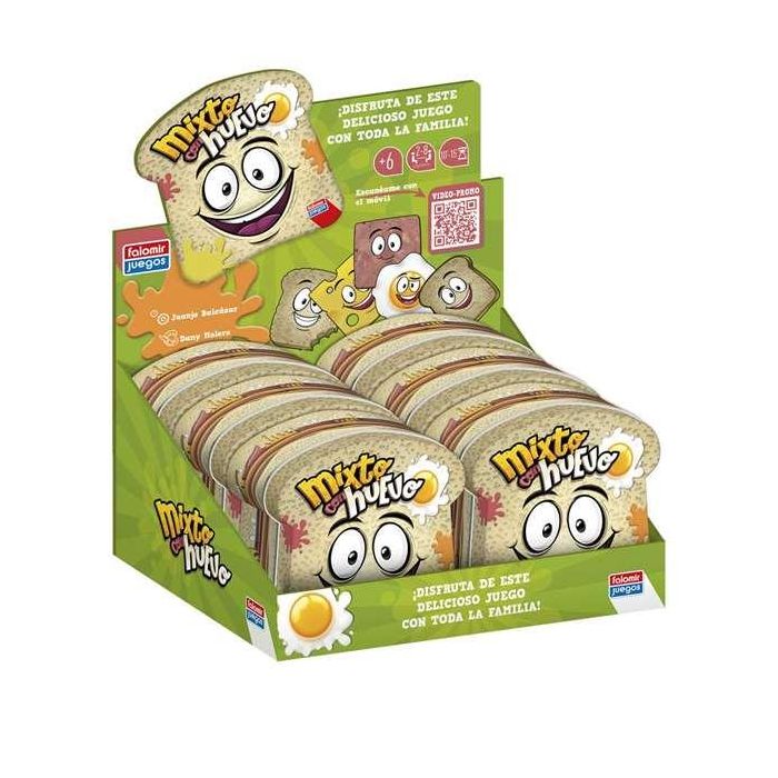 Falomir Juego Mixto con Huevo Juego de Cartas para 2 Jugadores Edad Mínima 6 Años 2