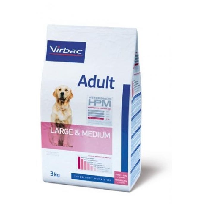 Virbac Alimento para Perros Adultos Razas Grandes y Medianas 3 kg Virbac Alimento para Perros Adultos Razas Grandes y Medianas 3 kg