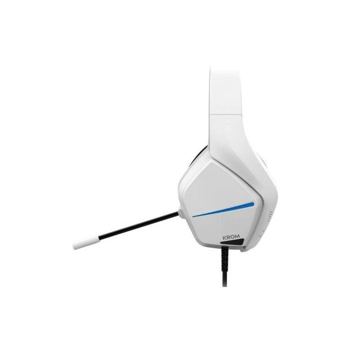 Krom NXKROMKOPAMOVEWH Auriculares Gaming Kopa Move con Micrófono Estéreo 50mm Jack 3.5mm Blancos Compatible PC PS4 PS5 Switch Móvil 2 Krom NXKROMKOPAMOVEWH Auriculares Gaming Kopa Move con Micrófono Estéreo 50mm Jack 3.5mm Blancos Compatible PC PS4 PS5 Switch Móvil 2