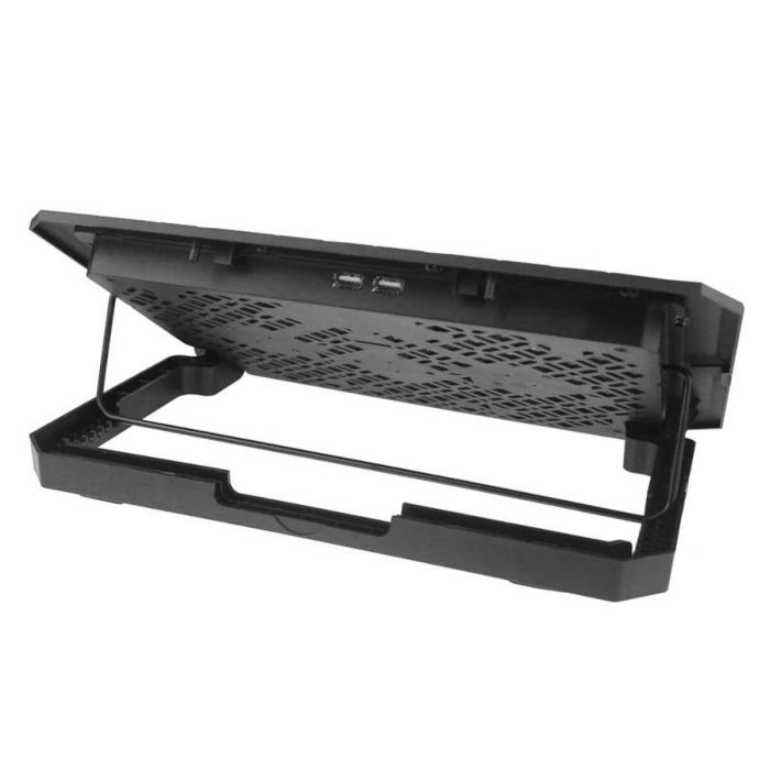 Base de Refrigeración para Portátil iggual IGG319710 Negro 1 Base de Refrigeración para Portátil iggual IGG319710 Negro 1