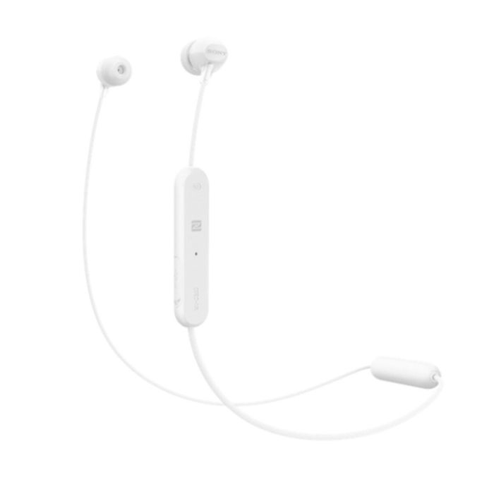 Auriculares Bluetooth Sony WI-C300 USB Blanco Auriculares Bluetooth Sony WI-C300 USB Blanco
