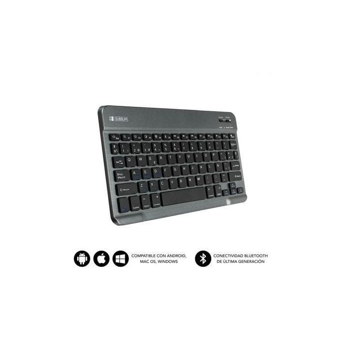 SUBBLIM Teclado Smart BT Keyboard Grey 0 SUBBLIM Teclado Smart BT Keyboard Grey 0