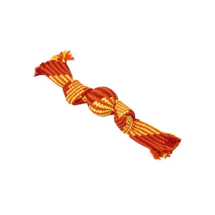 Buster Squeak Rope Con Sonido+Pelota Naranja M 33 cm