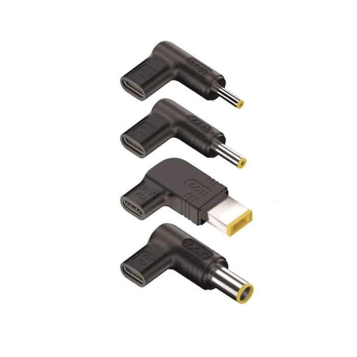 NGS BUD-L Pack 4 Clavijas USB Tipo-C para Portátil Lenovo (5.5x2.5mm, 4.0x1.7mm, Flat Pin, 7.9x5.5mm)