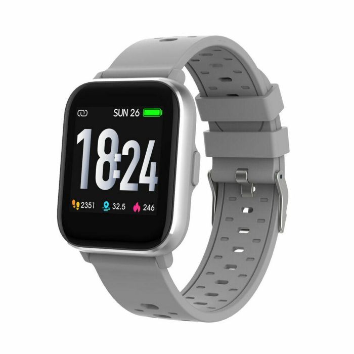 Smartwatch Denver Electronics SW-162GREY Gris Plateado 1,4"