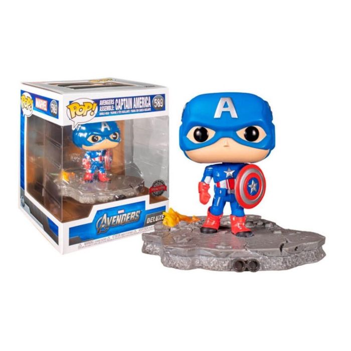 Funko Pop Deluxe Marvel Los Vengadores - Viuda Negra Assemble 1 Funko Pop Deluxe Marvel Los Vengadores - Viuda Negra Assemble 1