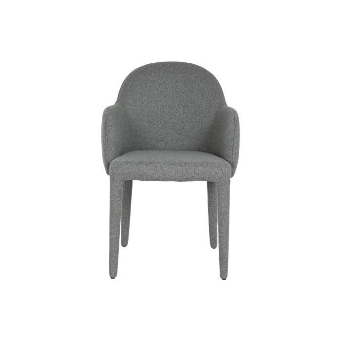 Silla Moderno DKD Home Decor Gris 63 x 86 x 59 cm 4 Silla Moderno DKD Home Decor Gris 63 x 86 x 59 cm 4
