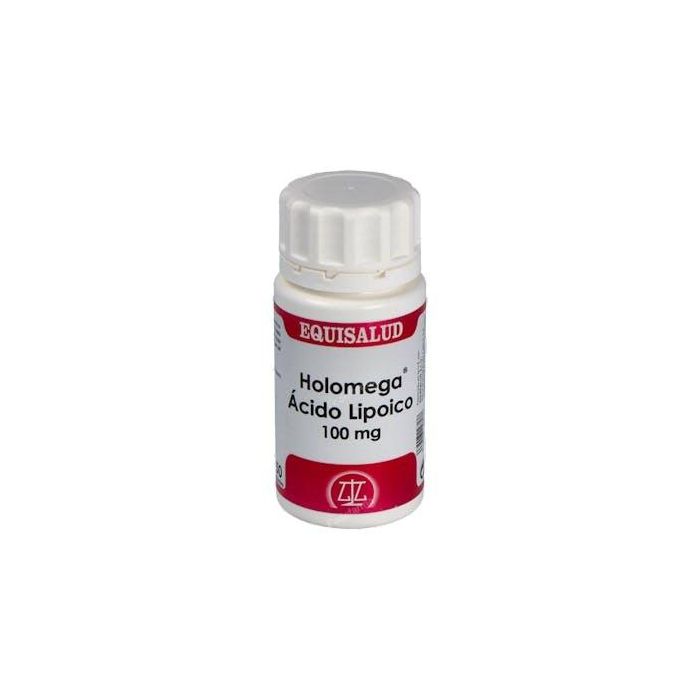 Holomega Ácido Lipoico 50 Cápsulas, complemento alimenticio antioxidante