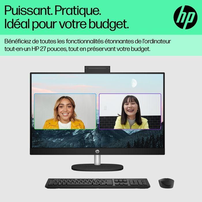 PC de escritorio - HP - 27-cr0061nf - Procesador AMD Ryzen 5 - 16 GB de RAM - SSD de 512 GB - Pantalla FHD de 27 pulgadas 1