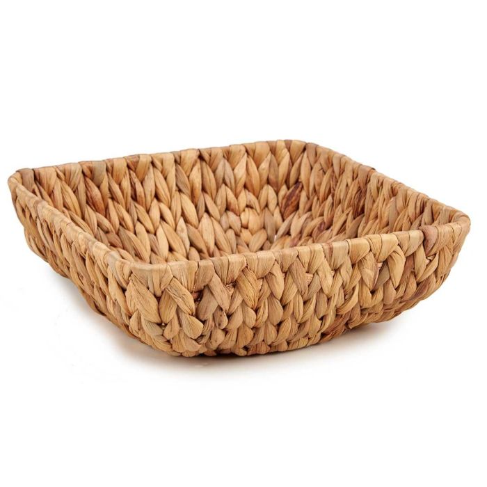 Centro de Mesa Cuadrado Giftdecor Paja 26x26x8 cm Marrón (12 Unidades) 1 Centro de Mesa Cuadrado Giftdecor Paja 26x26x8 cm Marrón (12 Unidades) 1