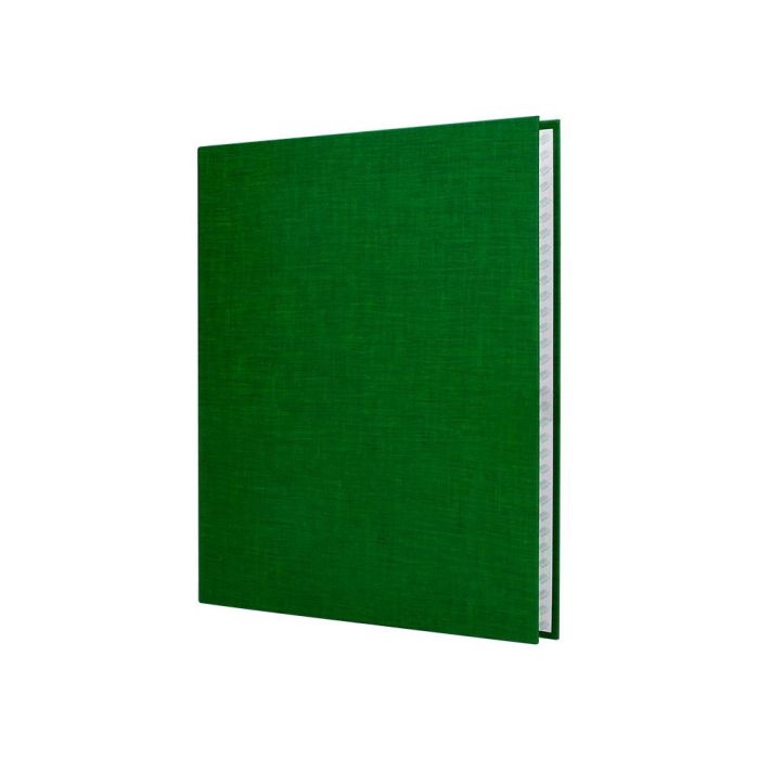 Carpeta De 4 Anillas 25 mm Mixtas Liderpapel Folio Cartonforrado Paper Coat Verde 4