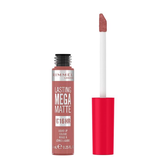 Rimmel London Labial Líquido Lasting Mega Matte 709 Strapless Larga Duración 16 Horas Vegano 7.4 ml 1 Rimmel London Labial Líquido Lasting Mega Matte 709 Strapless Larga Duración 16 Horas Vegano 7.4 ml 1