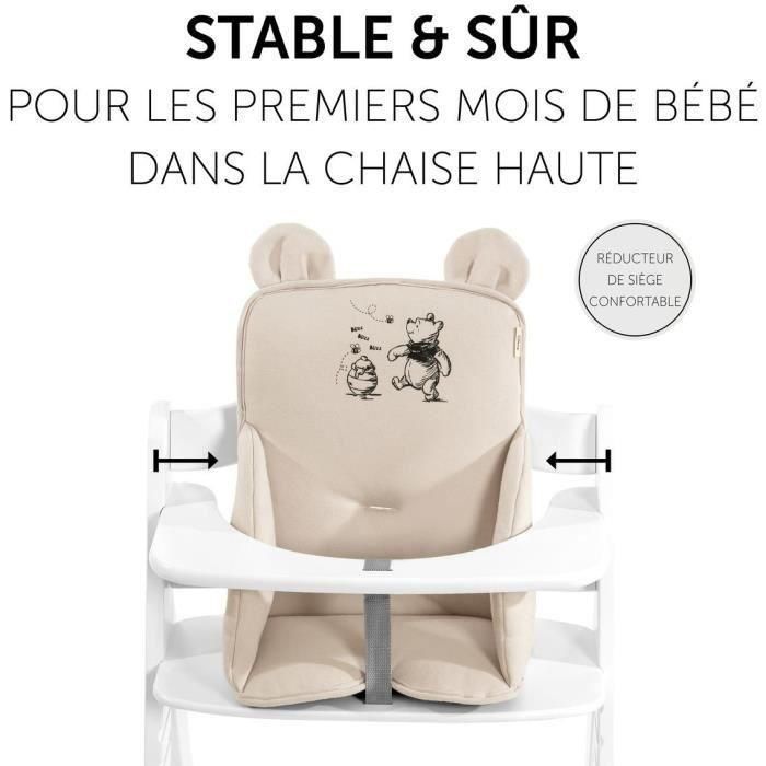 Hauck HAU1732165483954 Cojín para Trona Alpha Antideslizante Winnie the Pooh Beige 2