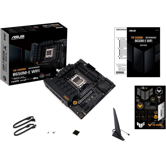 ASUS TUF GAMING B650M-E WiFi Placa base AMD B650 Ranura micro ATX AM5 1 ASUS TUF GAMING B650M-E WiFi Placa base AMD B650 Ranura micro ATX AM5 1
