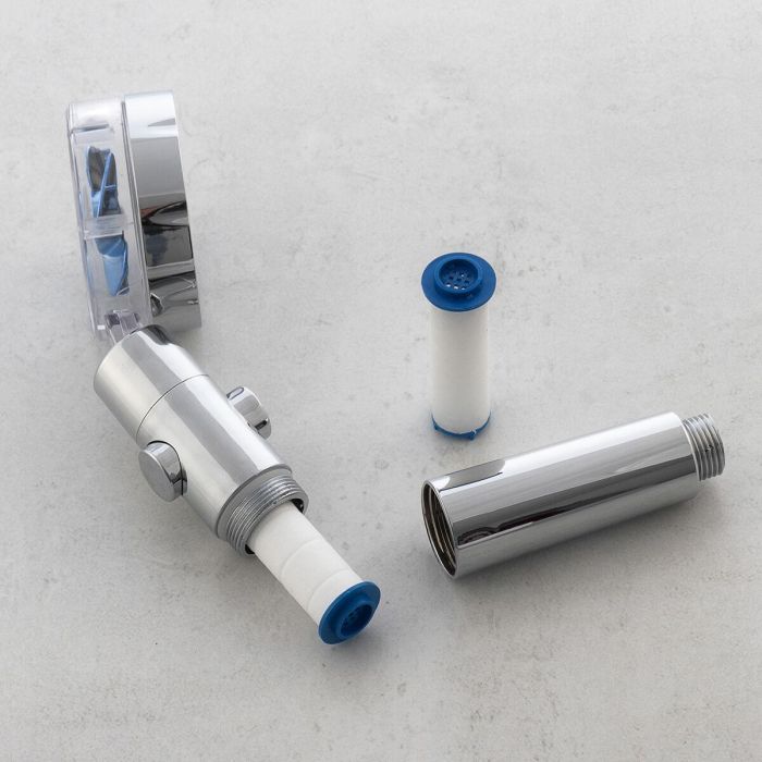 Ecoducha con Hélice de Presión y Filtro Purificador Heliwer InnovaGoods 5 Ecoducha con Hélice de Presión y Filtro Purificador Heliwer InnovaGoods 5