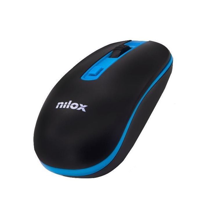Nilox Ratón Inalámbrico 1600Ppp Negro-Azul Nilox Ratón Inalámbrico 1600Ppp Negro-Azul