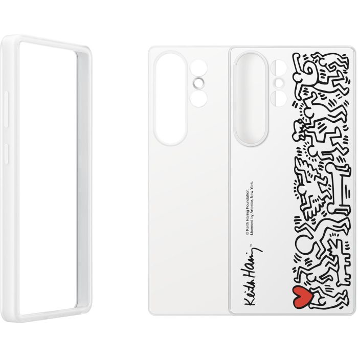 Samsung EF-MS938 Flipsuit Case para Galaxy S25 Ultra, funda protectora de fácil aplicación, multicolor y blanco 7