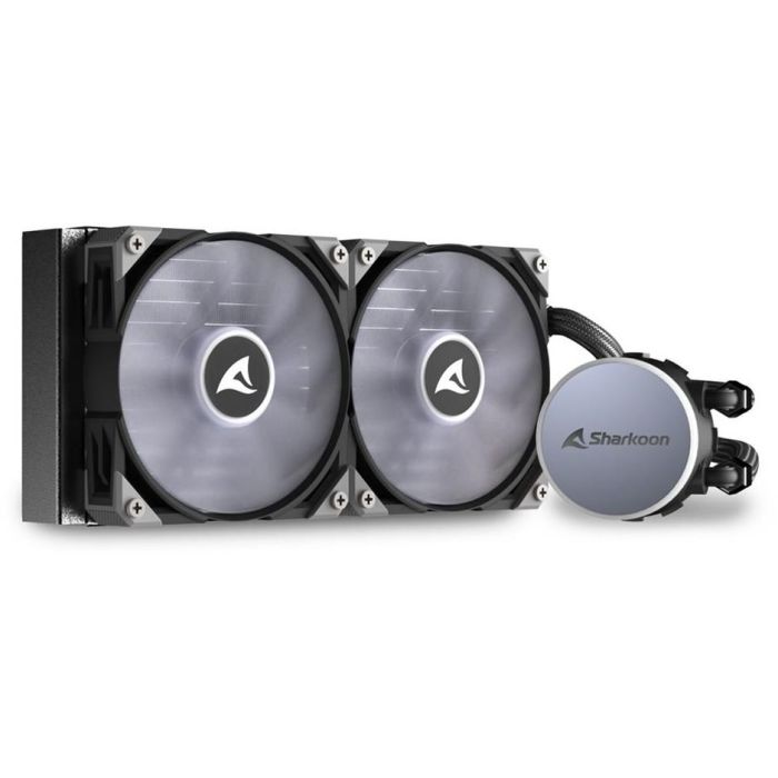 Sharkoon S70 RGB Refrigeración Líquida AIO para CPU 240mm Negro con Ventiladores PWM RGB Direccionable y Placa de Cobre 1 Sharkoon S70 RGB Refrigeración Líquida AIO para CPU 240mm Negro con Ventiladores PWM RGB Direccionable y Placa de Cobre 1