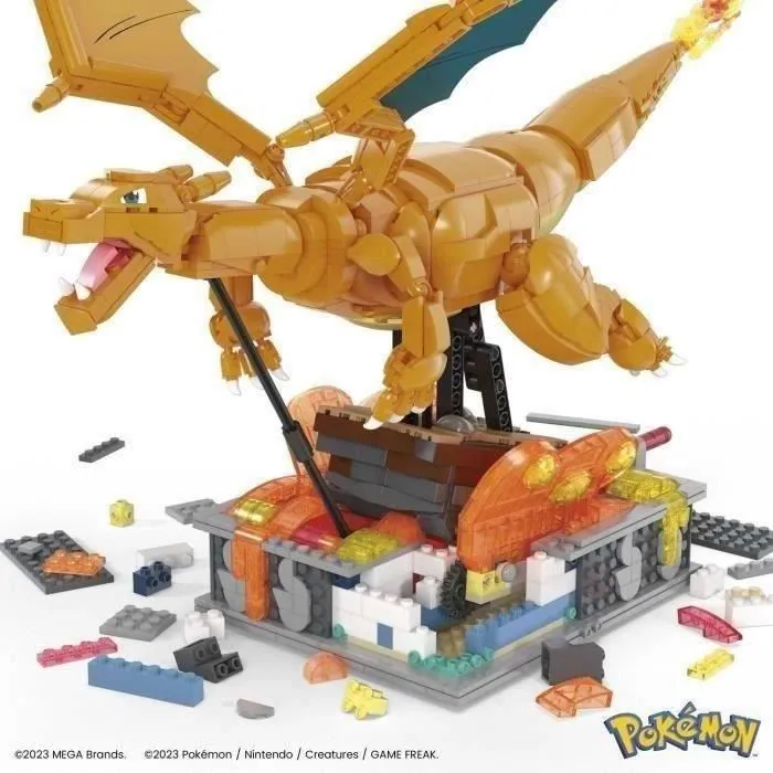 Mega Bloks Pokemon Charizard Movimiento Mecanizado Hmw05 +12 Años 1