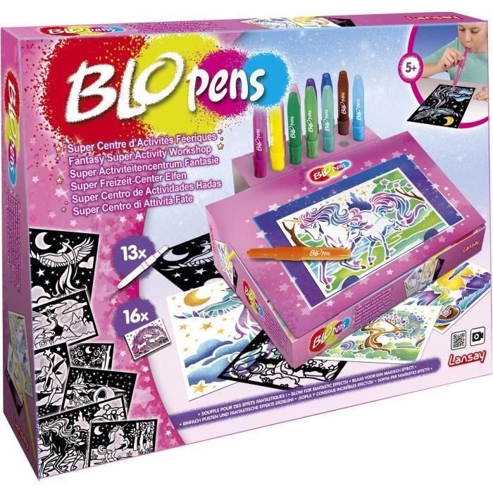 BLOPENS Centro de Actividades de Dibujo Super Fairy con Efecto Aerógrafo: Crea tus dibujos con Plantillas Reutilizables de Hadas 0 BLOPENS Centro de Actividades de Dibujo Super Fairy con Efecto Aerógrafo: Crea tus dibujos con Plantillas Reutilizables de Hadas 0