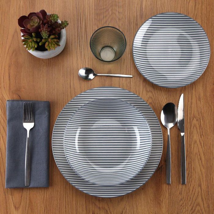 Vajilla Versa Azul Porcelana 18 Piezas 2 Vajilla Versa Azul Porcelana 18 Piezas 2