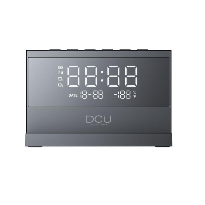Reloj-Despertador DCU 37300830 Negro 8