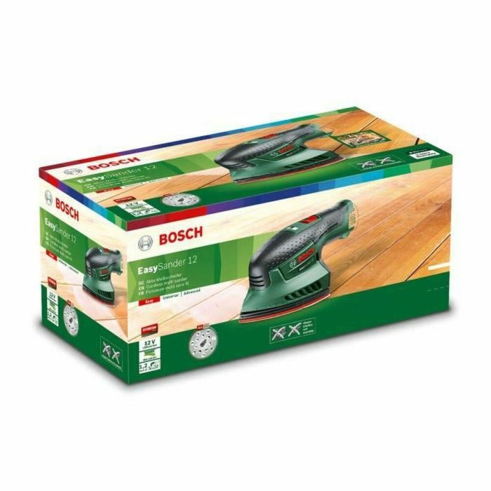 Bosch EasySander 12 Lijadora Múltiple Inalámbrica Sencilla Compacta PowerAutomatic para Lijado y Pulido 15
