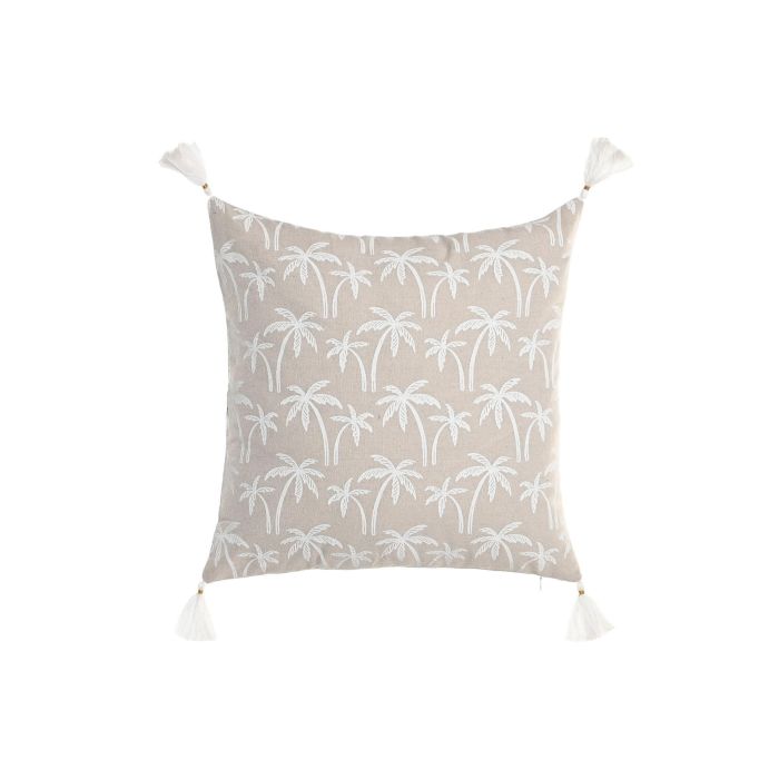 Cojin Boho DKD Home Decor Natural Blanco 45 x 45 cm (2 Unidades) 0 Cojin Boho DKD Home Decor Natural Blanco 45 x 45 cm (2 Unidades) 0