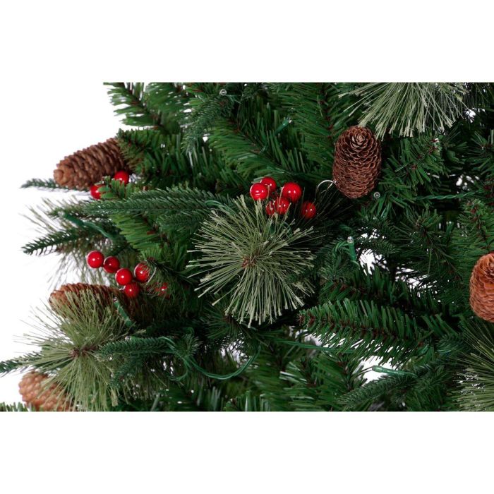 Árbol de Navidad DKD Home Decor Rojo Verde Polietileno 100 x 100 x 180 cm 3 Árbol de Navidad DKD Home Decor Rojo Verde Polietileno 100 x 100 x 180 cm 3