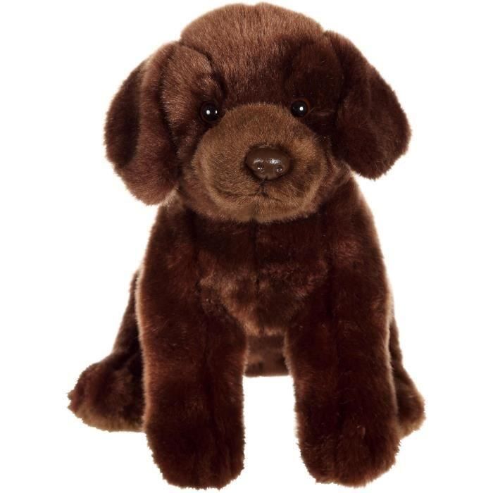 Peluche Perro Labrador Marrón - GIPSY TOYS - Sentado, 25 cm Peluche Perro Labrador Marrón - GIPSY TOYS - Sentado, 25 cm