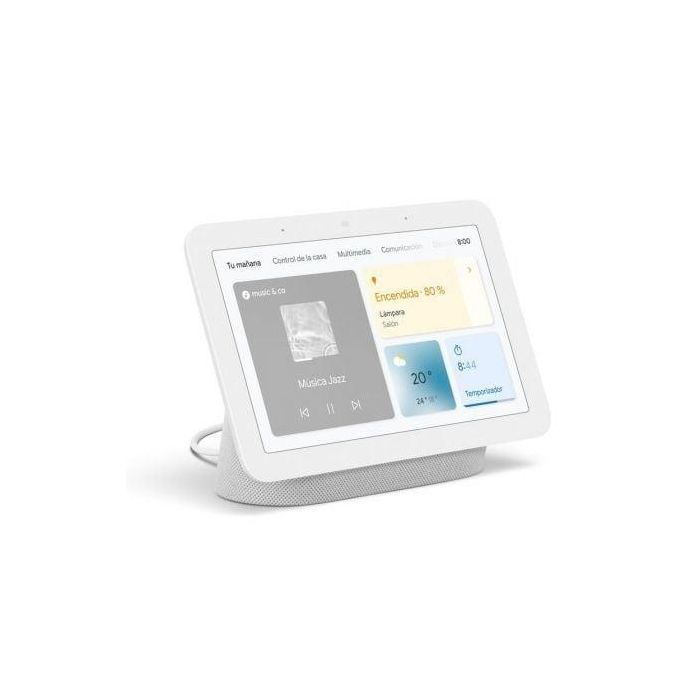 Google GA01331-IT Altavoz Inteligente Nest Hub 2ª Gen. con Pantalla Táctil 7", Sensor de Sueño y Control Smart Home - Tiza 1 Google GA01331-IT Altavoz Inteligente Nest Hub 2ª Gen. con Pantalla Táctil 7", Sensor de Sueño y Control Smart Home - Tiza 1
