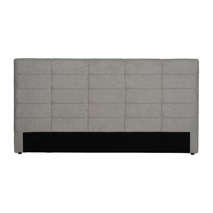 Cabecero Gris Tejido Dormitorio 190 X 8 X 100 cm