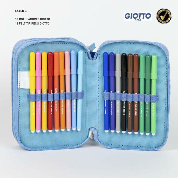 Plumier con accesorios giotto stitch 12.5 x 6.5 x 19.5 cm 4