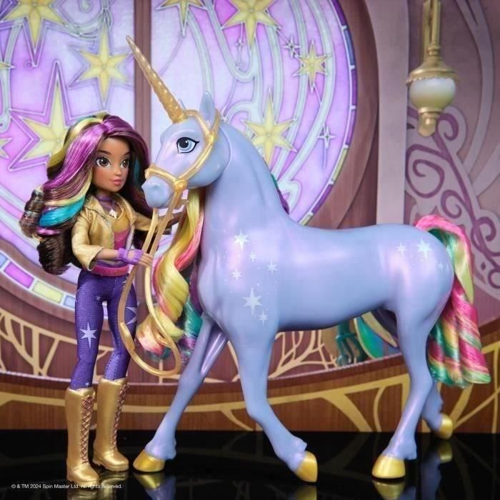 Spin Master SPI681147043084 Unicorn Academy: Unicornio Wildstar con Funciones 28 CM + Muñeca 24 CM 2