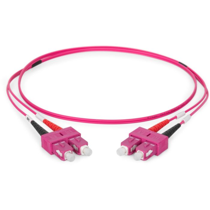 DIGITUS LWL Patchkabel SC -> SC 1.00m Multimode Duplex OM4 2 DIGITUS LWL Patchkabel SC -> SC 1.00m Multimode Duplex OM4 2