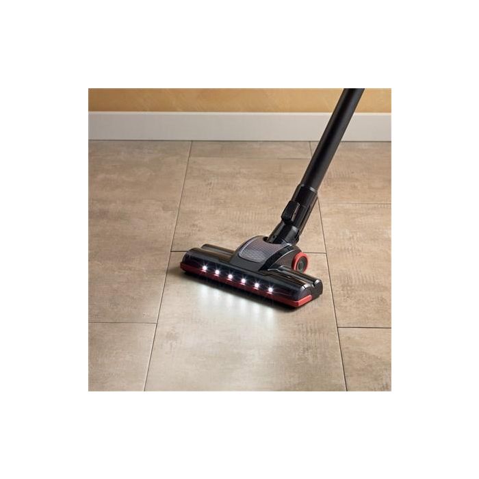 Ariete 2759 Aspirador Escoba con Cable 2 en 1, Ligero y Práctico, con Cepillo Giratorio y Luces LED, Tecnología Ciclónica 1