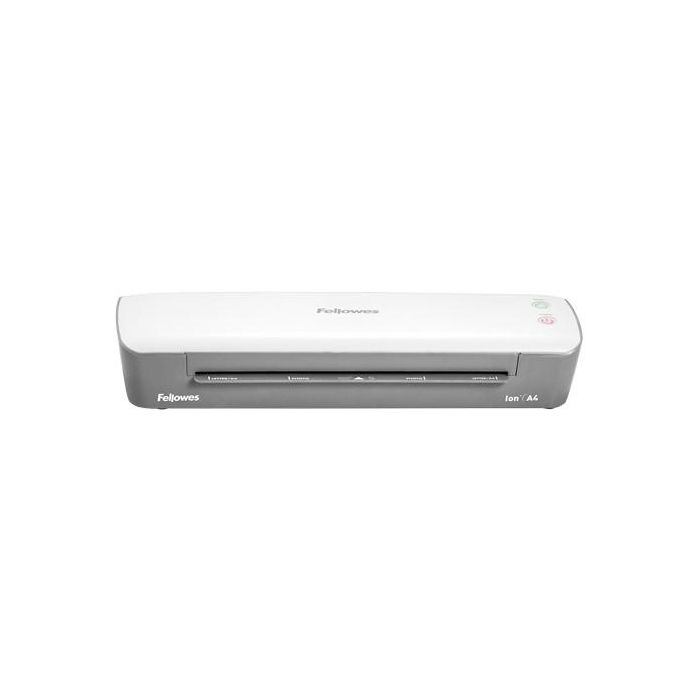 Fellowes 4560001 Plastificadora Ion A4, 80-125 Micras, Blanca/Gris, 2 Rodillos, Apagado Automático para Hogar y Oficina 3 Fellowes 4560001 Plastificadora Ion A4, 80-125 Micras, Blanca/Gris, 2 Rodillos, Apagado Automático para Hogar y Oficina 3