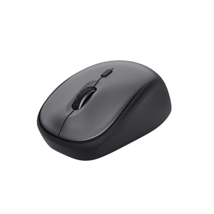 Trust Ratón Mini Inalámbrico Yvi+ Silent 24549 | Hasta 1600 DPI | Negro | Compacto y Ecológico 1