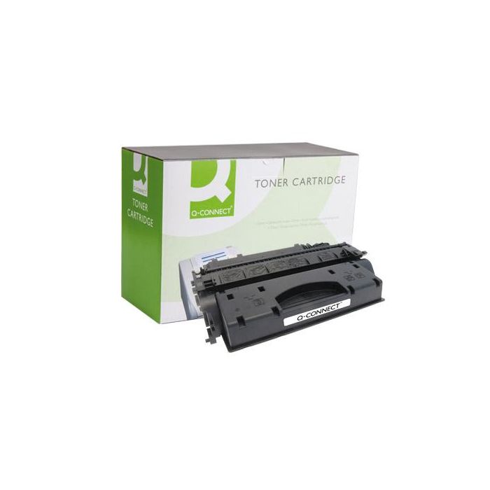 Toner Q-Connect Compatible Hp Ce505X Para Laserjet Negro 6500 Paginas