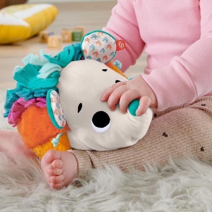 Fisher-Price HBP42 Mi Pequeño Erizo Sensorial - Peluche de actividades para bebés desde el nacimiento. 4