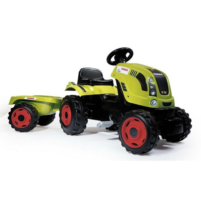 SMOBY CLAAS Farmer XL Pedal Tractor + Remolque