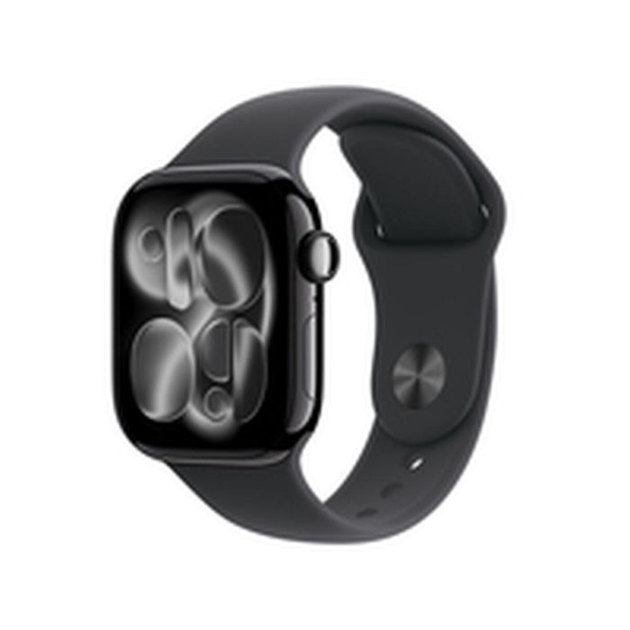Apple Watch Series 11 GPS 42 mm Caja Aluminio Negro Azabache Correa Deportiva Negra Talla S/M MEQT4ZRA