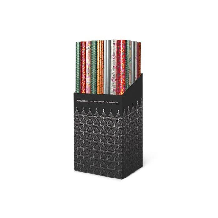 Papel De Regalo Rollo Tv 0,7X1,5 M (Caja De 60) Gofrado Decorado