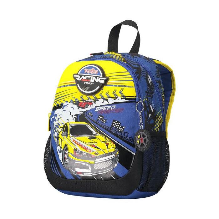Totto Mochila Escolar Pequeña Coches de Carreras MJ04VLC001-2310-6J7S Azul 31x23x10 cm 1 Totto Mochila Escolar Pequeña Coches de Carreras MJ04VLC001-2310-6J7S Azul 31x23x10 cm 1