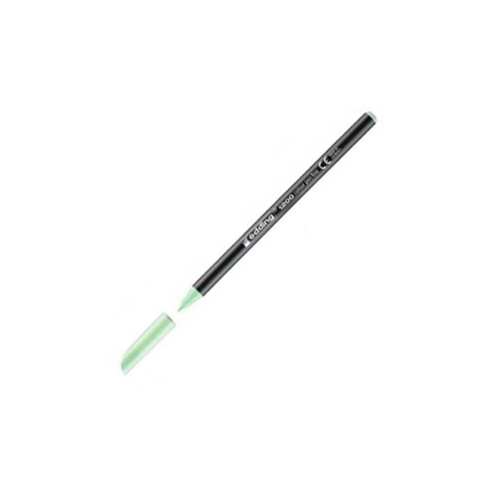 Edding Rotulador de Fibra 1200 Punta Fina 1mm Sorbete de Manzana Pastel, 10 Unidades para Papel Claro (10 Unidades)