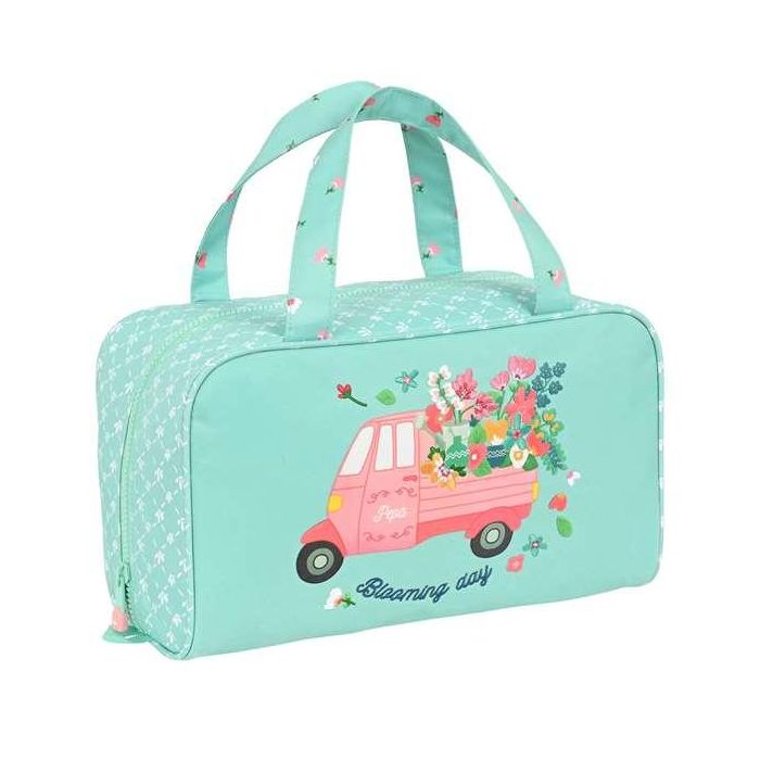Neceser Escolar Glow Lab Pepa Verde 31 x 14 x 19 cm Neceser Escolar Glow Lab Pepa Verde 31 x 14 x 19 cm