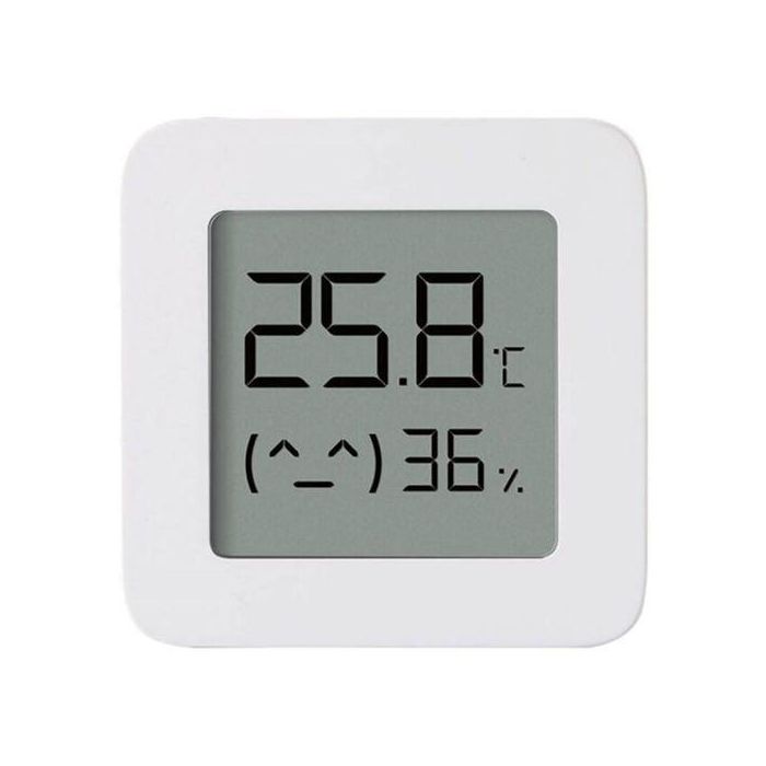 Xiaomi Medidor de Temperatura y Humedad Mi 2 NUN4126GL Pantalla LCD Bluetooth 4.2 Precisión 0.1°C 1%RH