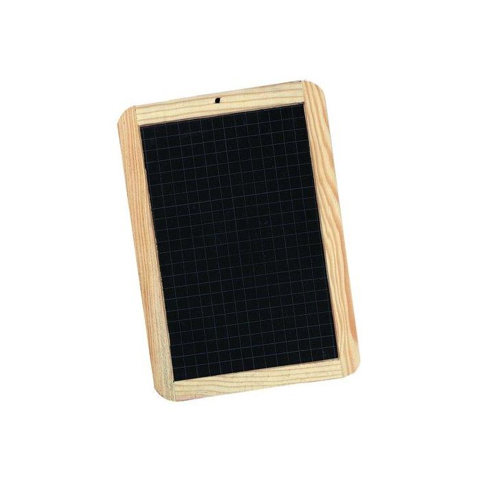 Pizarra Natural Negro Marco De Madera 18X26 Cm. (Set de 5)