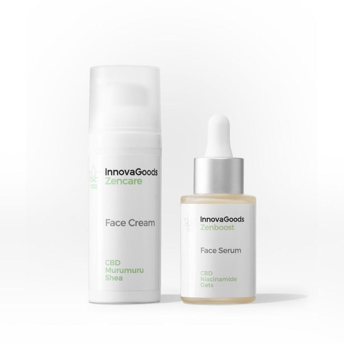 Pack Dúo de Hidratación Facial CBD InnovaGoods 1 Pack Dúo de Hidratación Facial CBD InnovaGoods 1